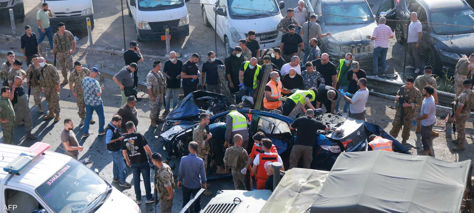 من موقع الحادث