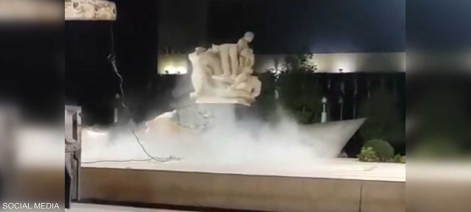 لقطة من الواقعة