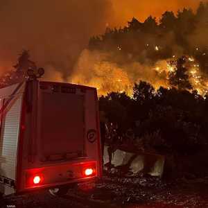 حرائق ضخمة في اللاذقية