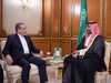ولي العهد السعودي يلتقي وزير الخارجية الإيراني