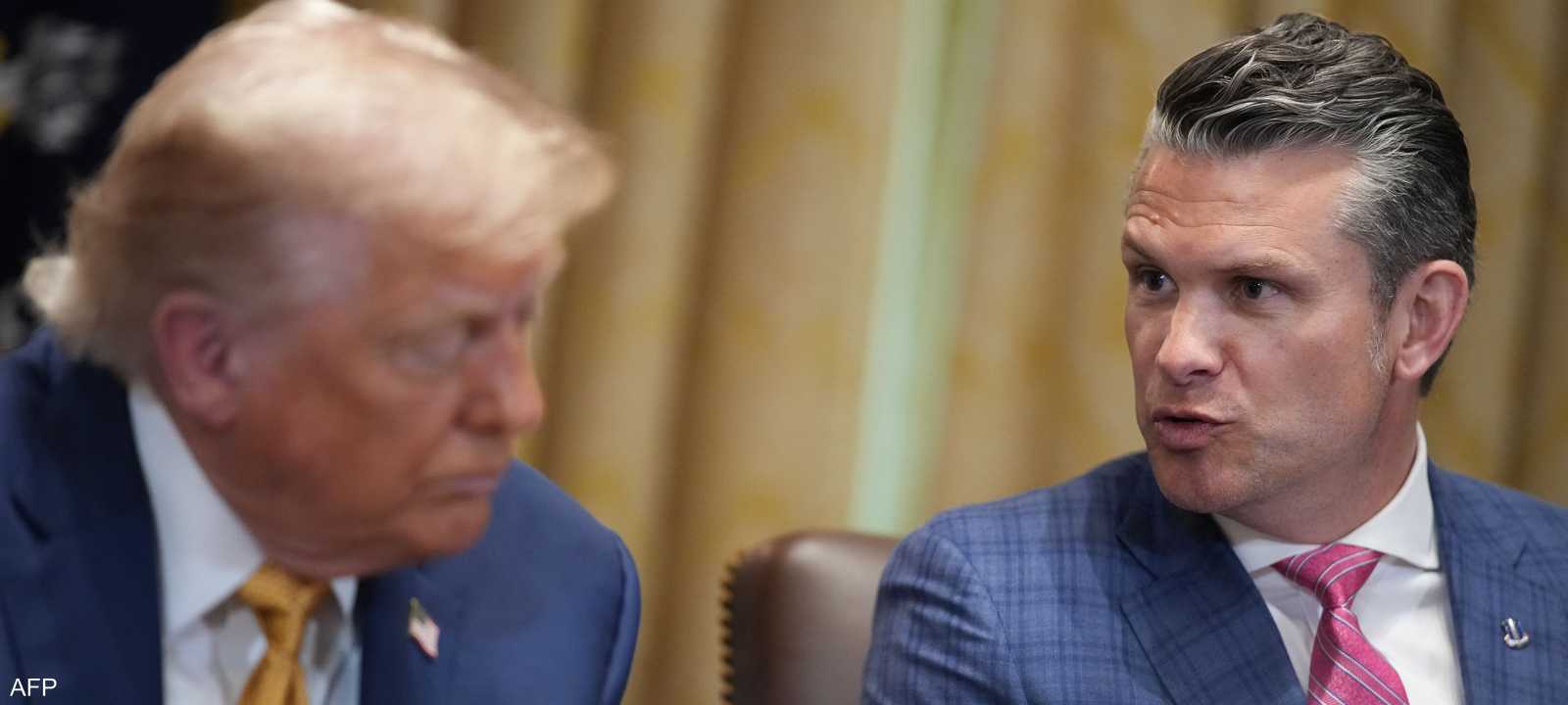 دونالد ترامب وبيت هيغسيث