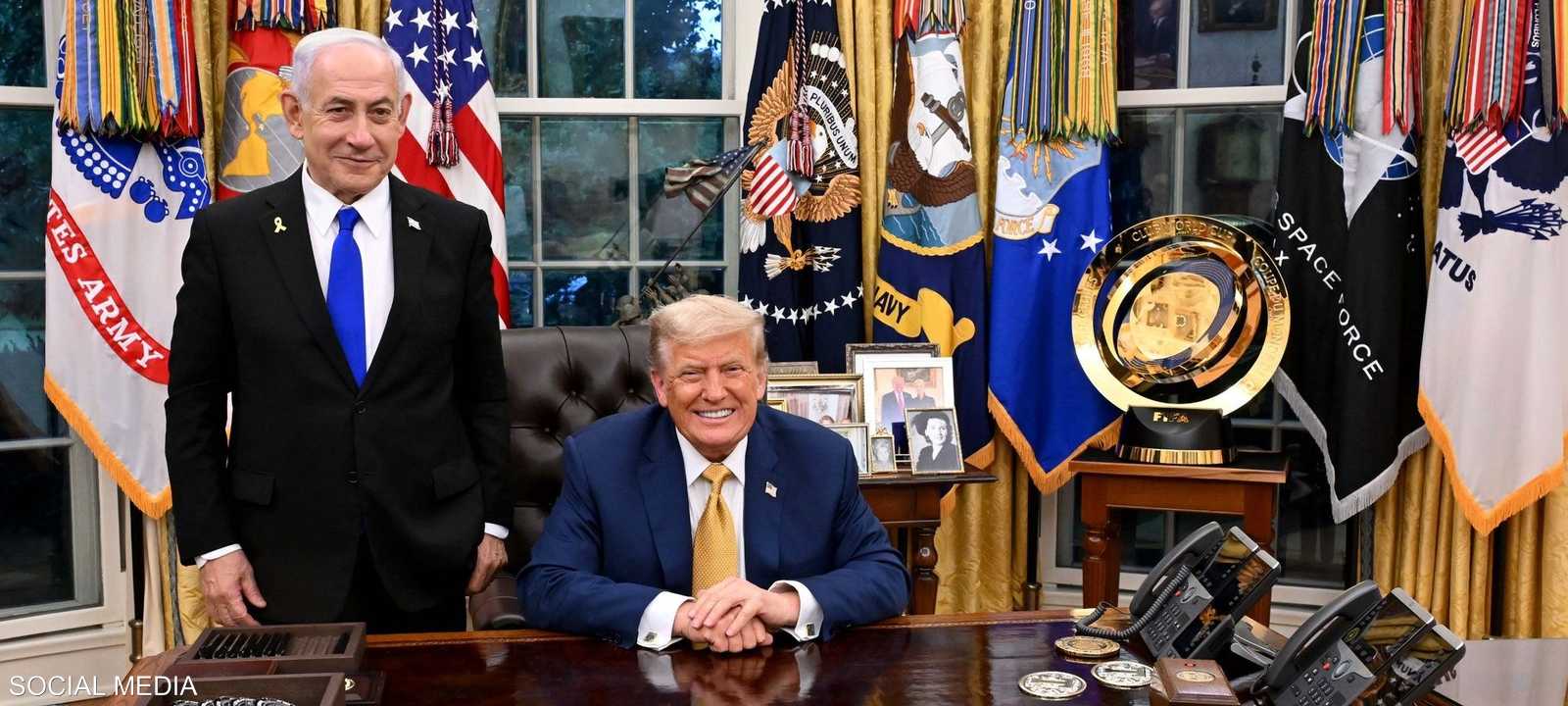 نتنياهو وترامب التقيا في اجتماعين خلال 24 ساعة