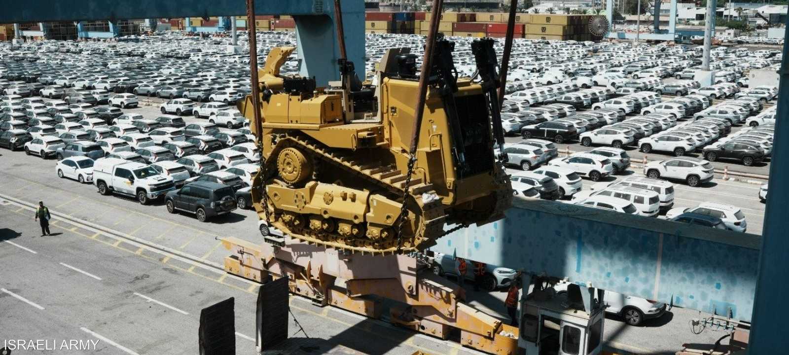 صورة نشرتها وزارة الدفاع الإسرائيلية لجانب من الشحنة