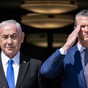 جانب من لقاء هيغسيث ونتنياهو