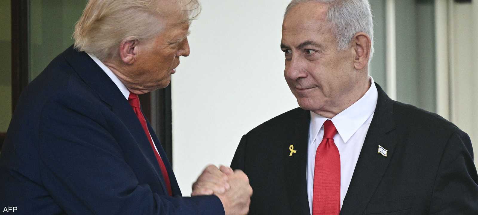بنيامين نتنياهو ودونالد ترامب