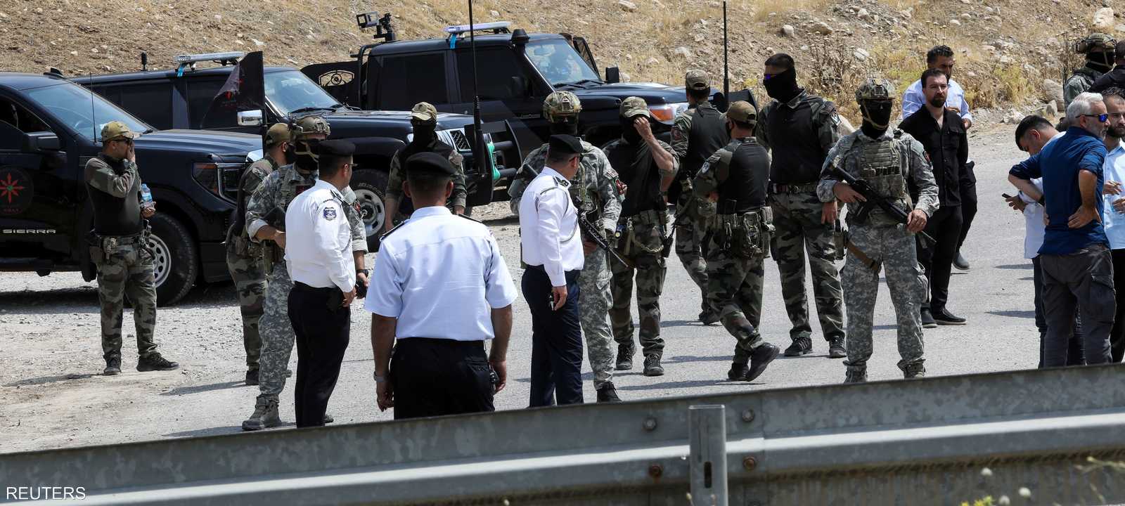 أقيمت مراسيم تسليم الأسلحة في السليمانية شمال العراق