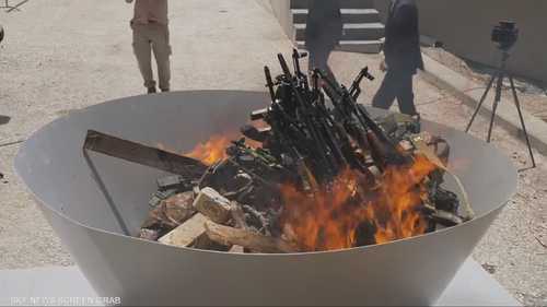 مقاتلو حزب العمال الكردستاني "يحرقون أسلحتهم"