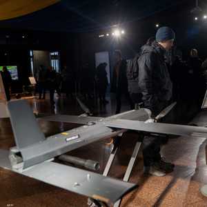 الطائرات الأوكرانية المسيرة في معرض بكييف