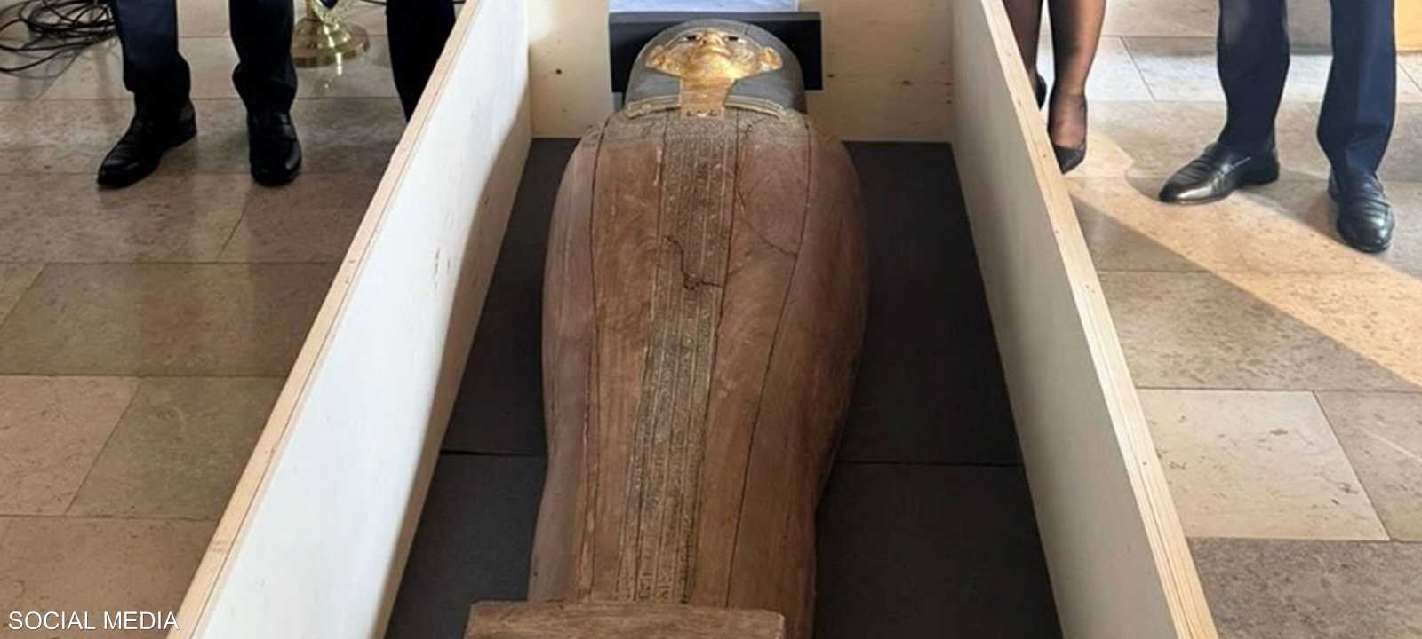 الناووس الذي أعيد إلى مصر