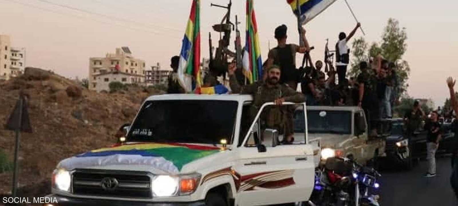 أرشيفية لعناصر من حركة "رجال الكرامة"