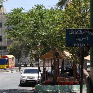 قرب قيادة شرطة السويداء جنوبي سوريا