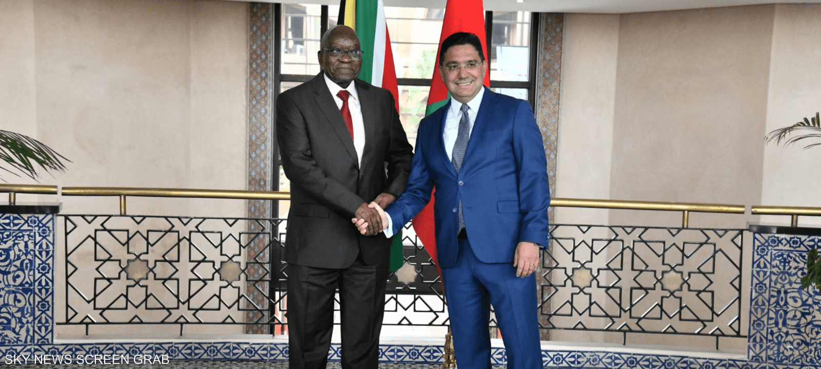 جاكوب زوما عقد مباحثات مع ناصر بوريطة