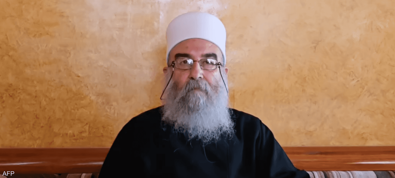 الزعيم الروحي لطائفة الموحدين الدروز في سوريا حكمت الهجري