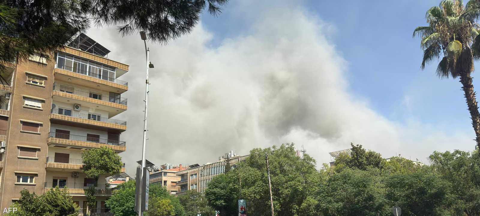 هزت غارات جوية قوية العاصمة دمشق