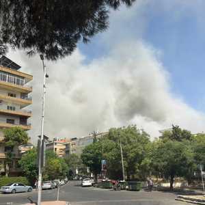 هزت غارات جوية قوية العاصمة دمشق