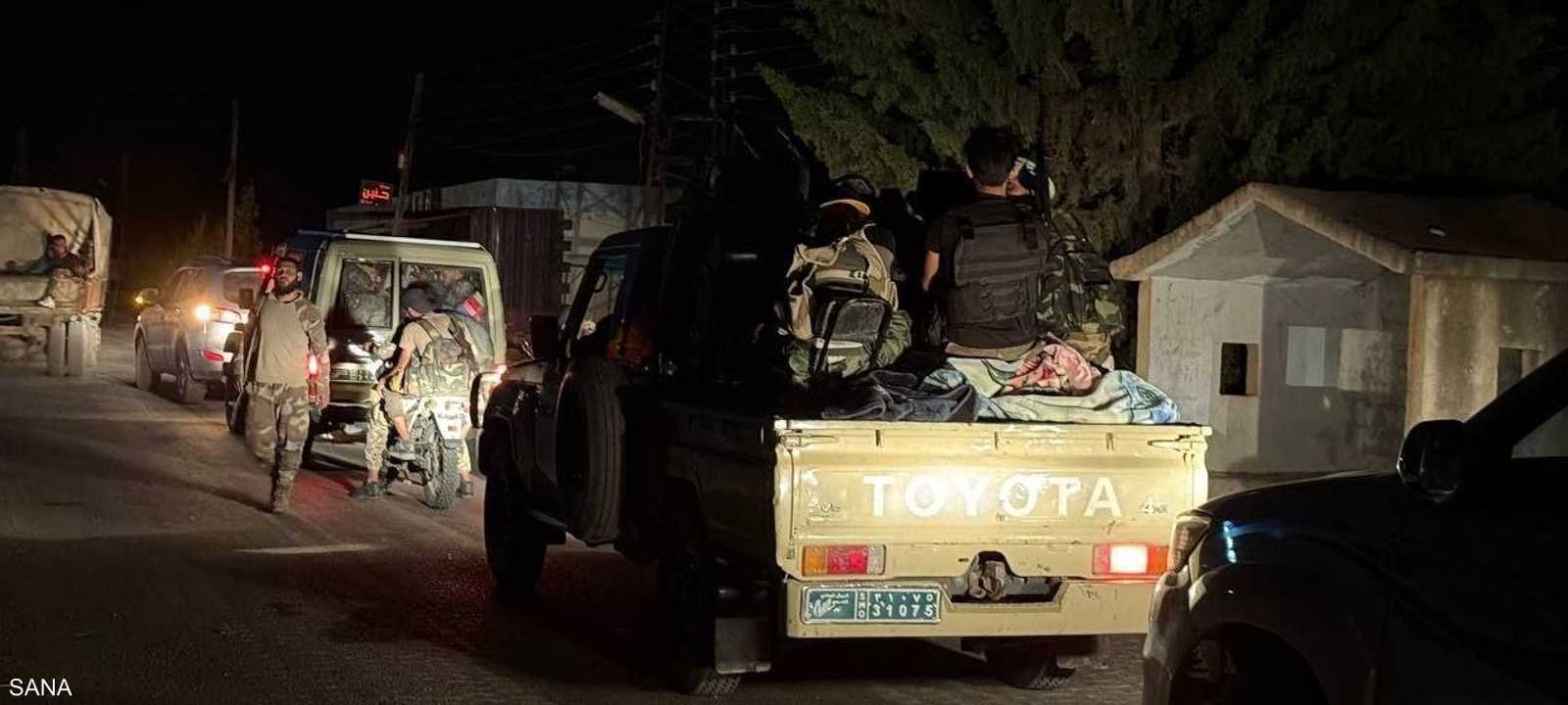 الجيش السوري بدأ الانسحاب من السويداء