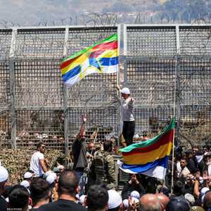 دورز على الحدود مع سوريا في الجولان