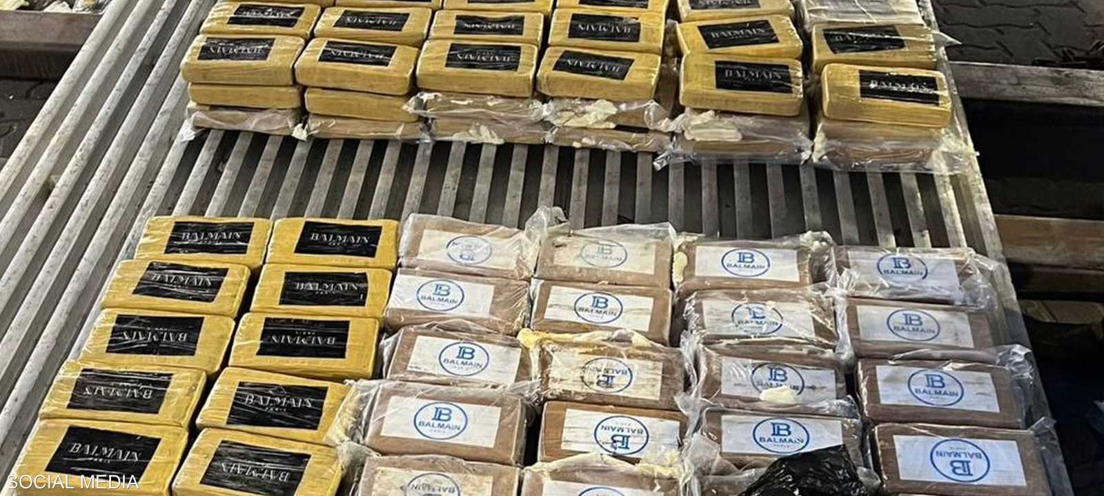 المخدرات التي تم ضبطها