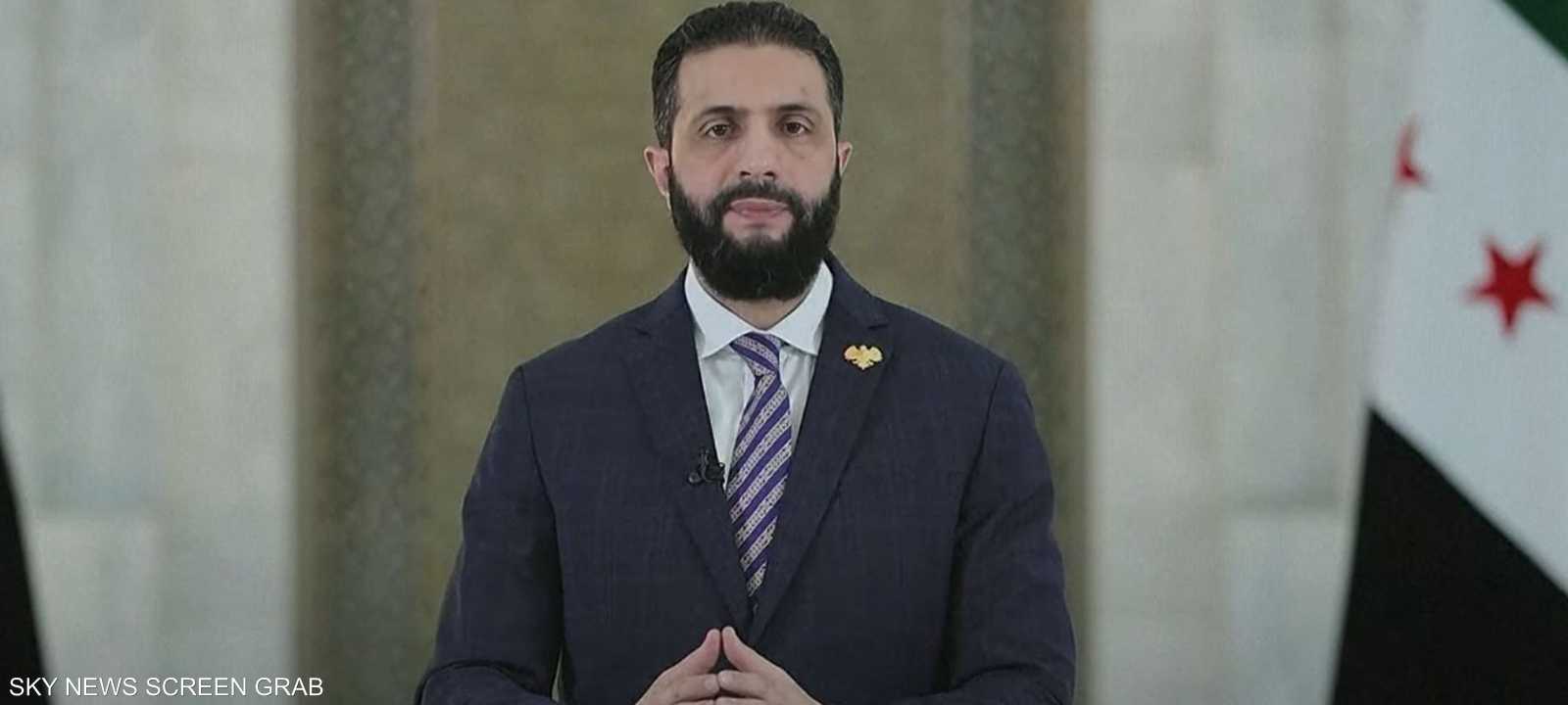 الرئيس السوري أحمد الشرع