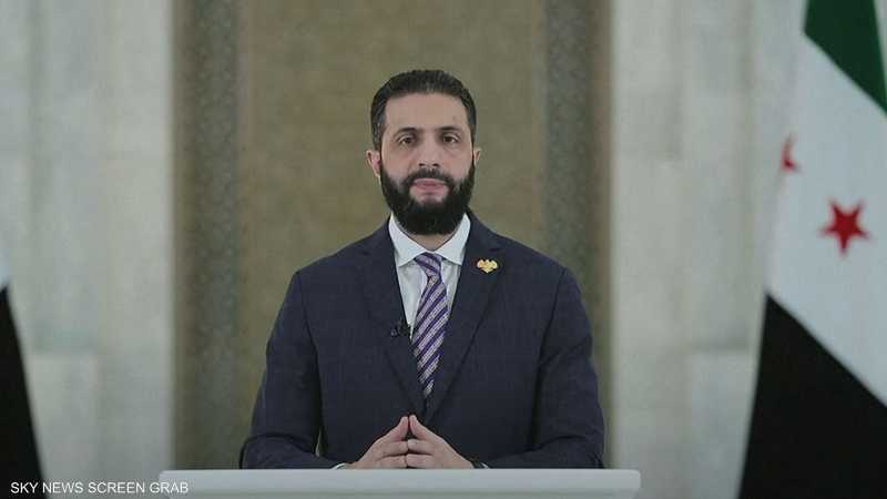 الرئيس السوري أحمد الشرع