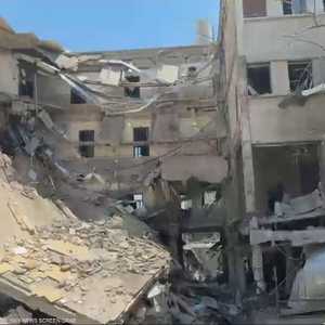 صور خاصة لسكاي نيوز عربية من مقر رئاسة الأركان في دمشق