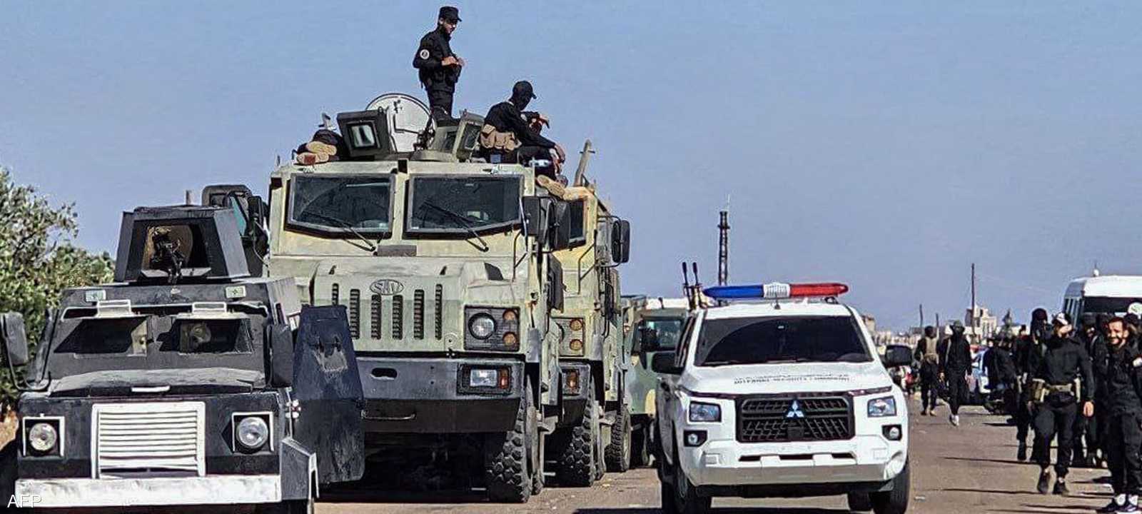 انسحاب الجيش السوري من محافظة السويداء