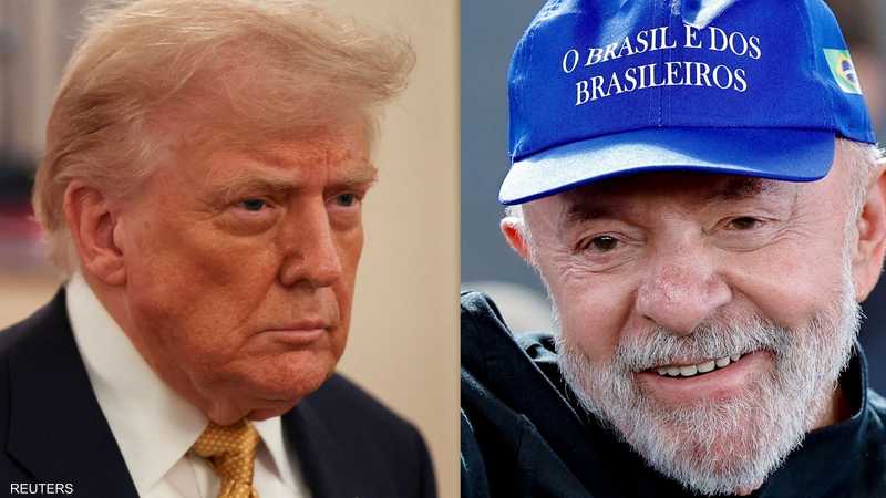 الرئيسان ترامب ولولا دا سيلفا