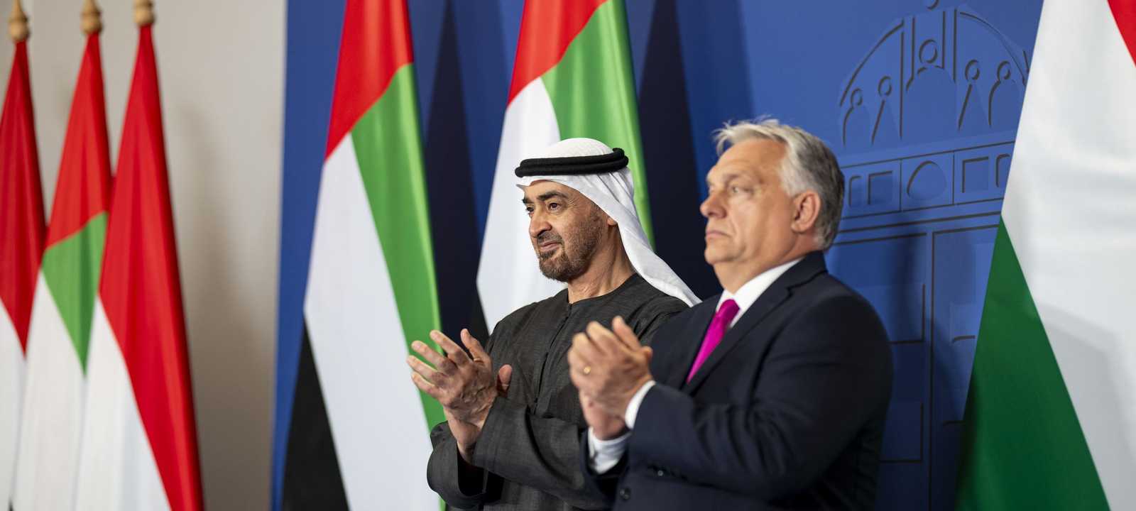 رئيس دولة الإمارات ورئيس وزراء المجر