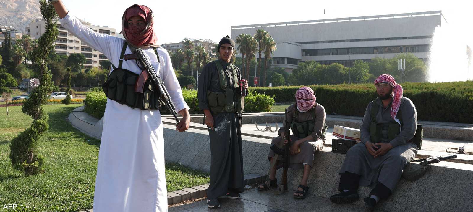 عناصر مسلحة من العشائر في سوريا