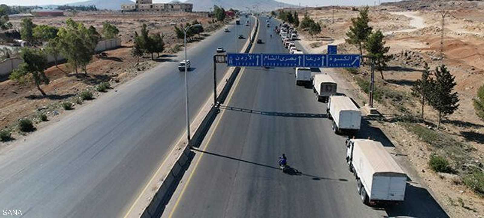 قوافل مساعدات طبية تنتظر الدخول إلى السويداء