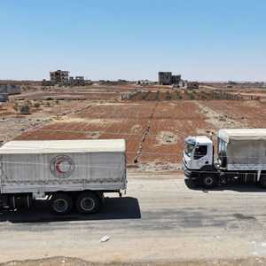 دخول جزء من المساعدات الإغاثية للسويداء