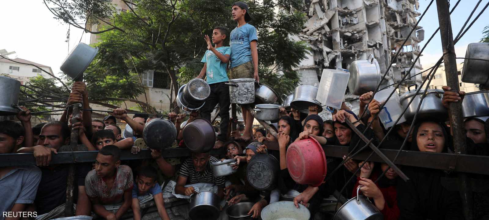 يعاني قطاع غزة من نقص كبير في الغذاء