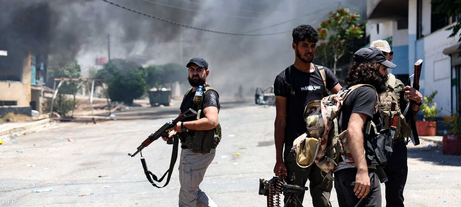 اشتباكات بين مسلحين من البدو والعشائر ومقاتلين دروز