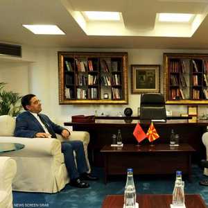 التقى الوزيران الإثنين في سكوبي