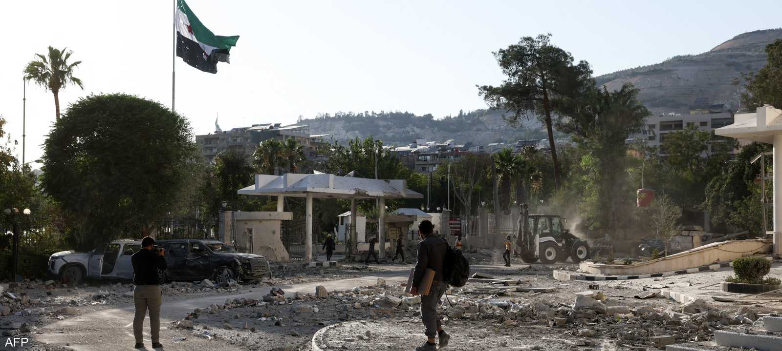 إسرائيل استهدفت مقر وزارة الدفاع السورية في دمشق