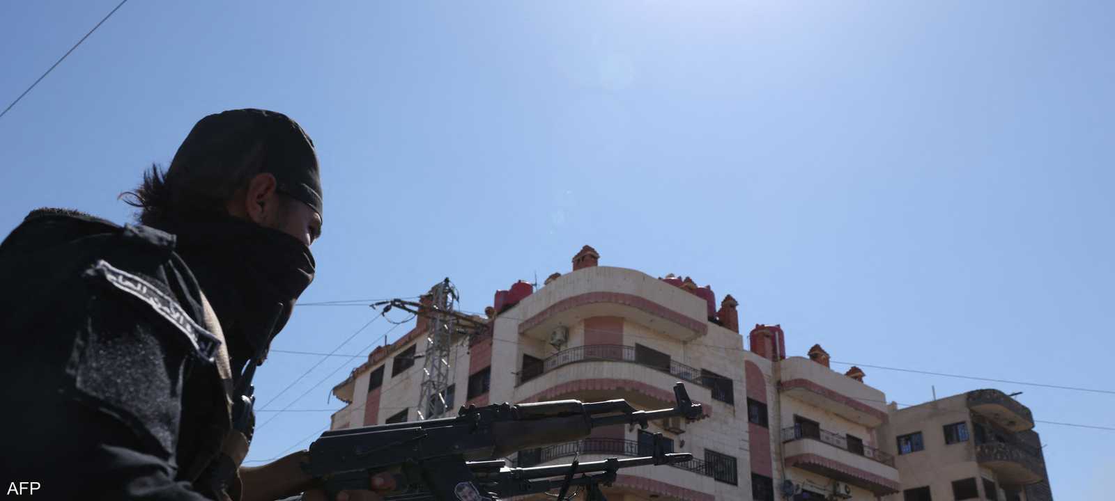 مقاتل من الأمن العام في السويداء