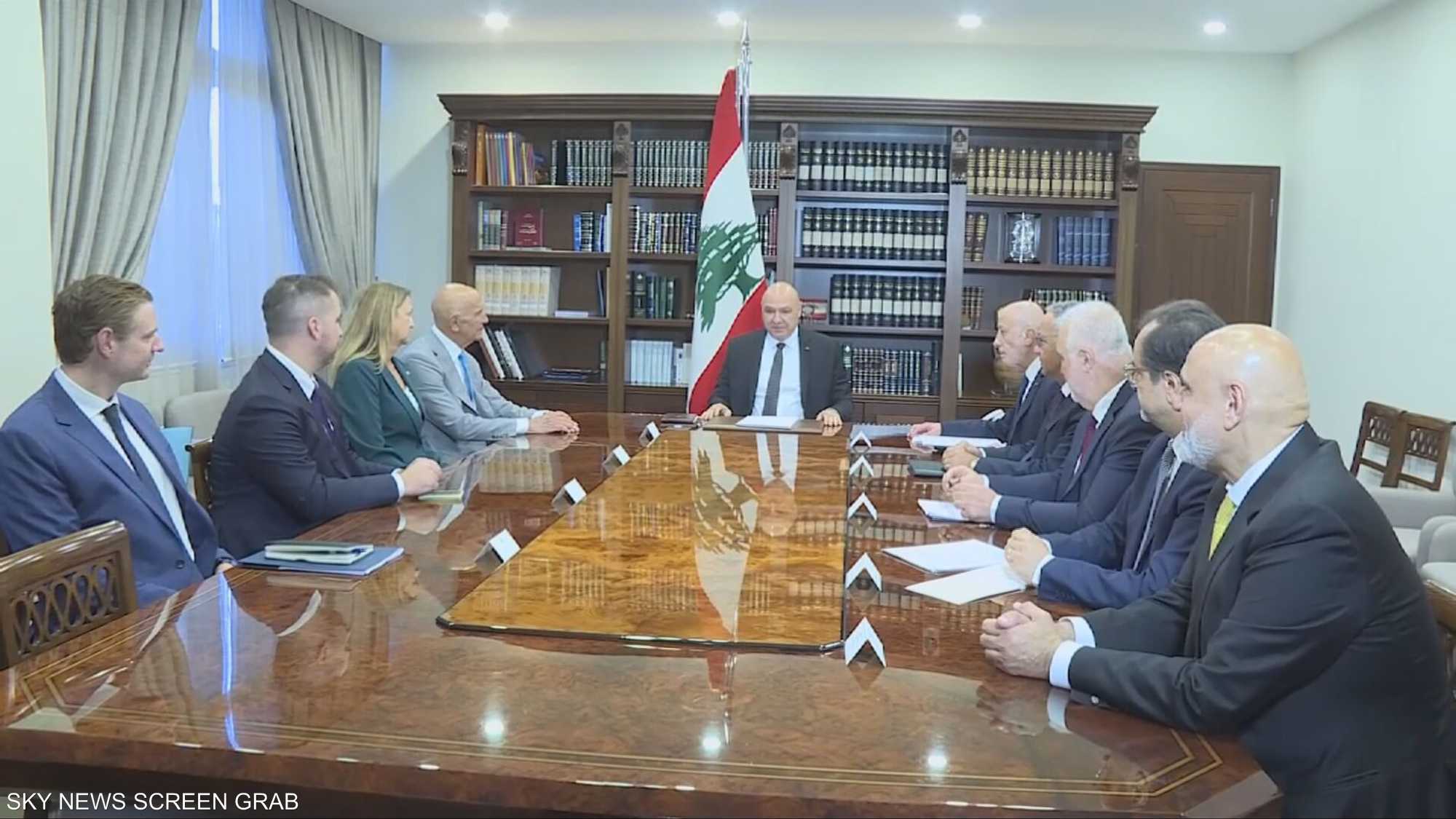 لبنان يسلم أميركا مذكرة شاملة