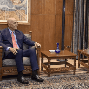 نبيه بري وتوم باراك