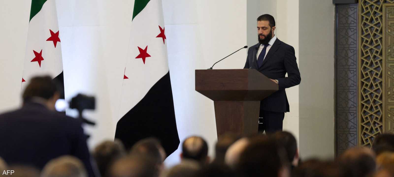 الرئيس السوري أحمد الشرع