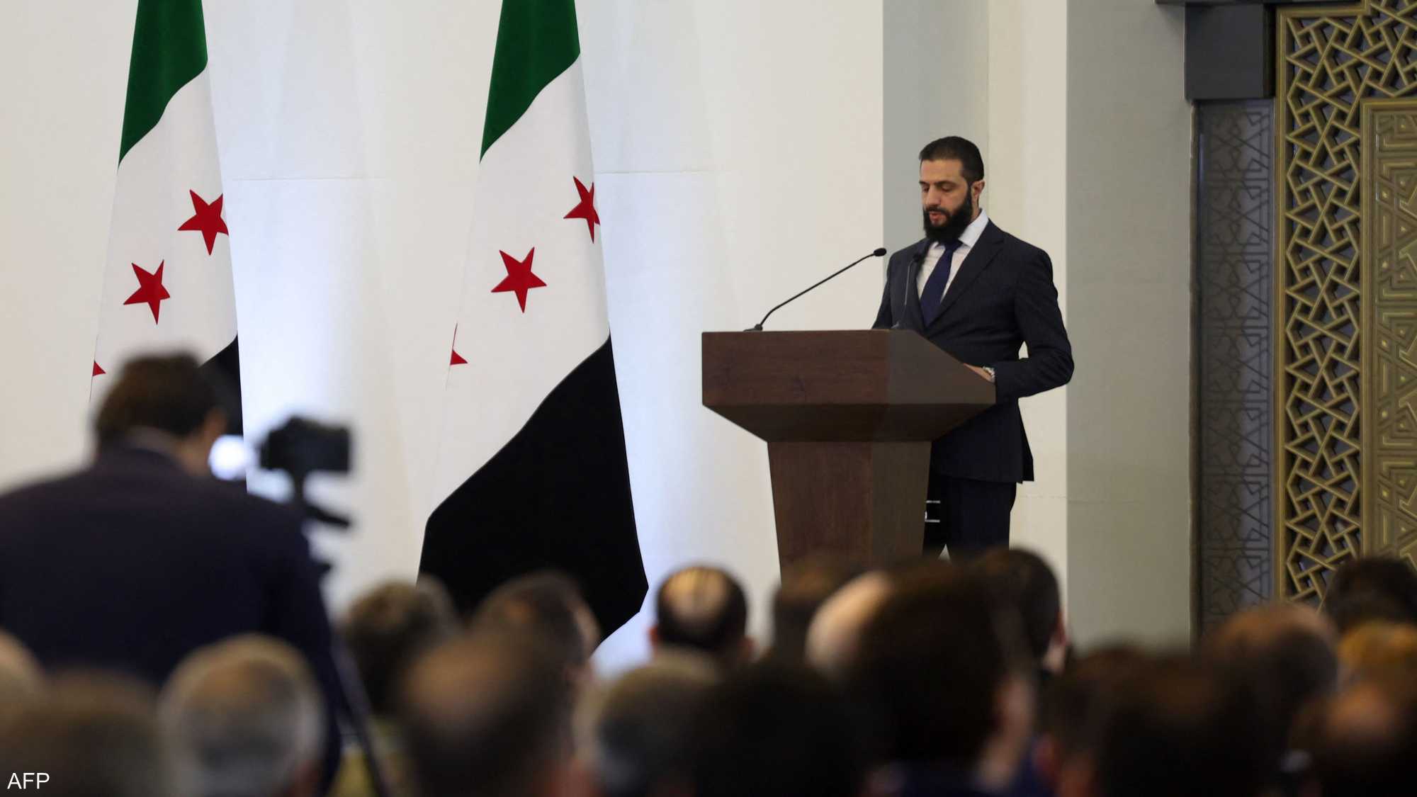 الرئيس السوري أحمد الشرع