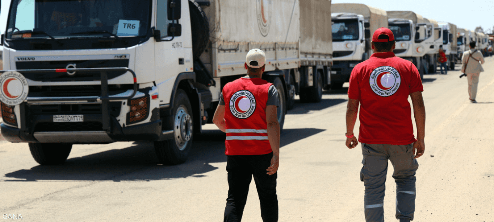 القافلة تضم ما يقارب 4 آلاف سلة غذائية