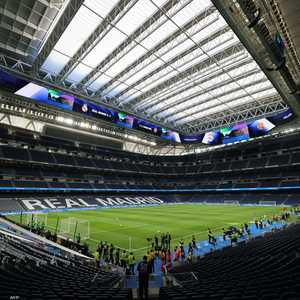 ملعب سانتياغو برنابيو بالعاصمة الإسبانية مدريد