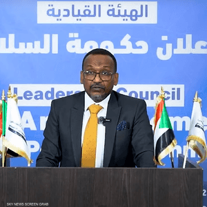 لحظة إعلان تشكيل حكومة السلام الانتقالية في السودان