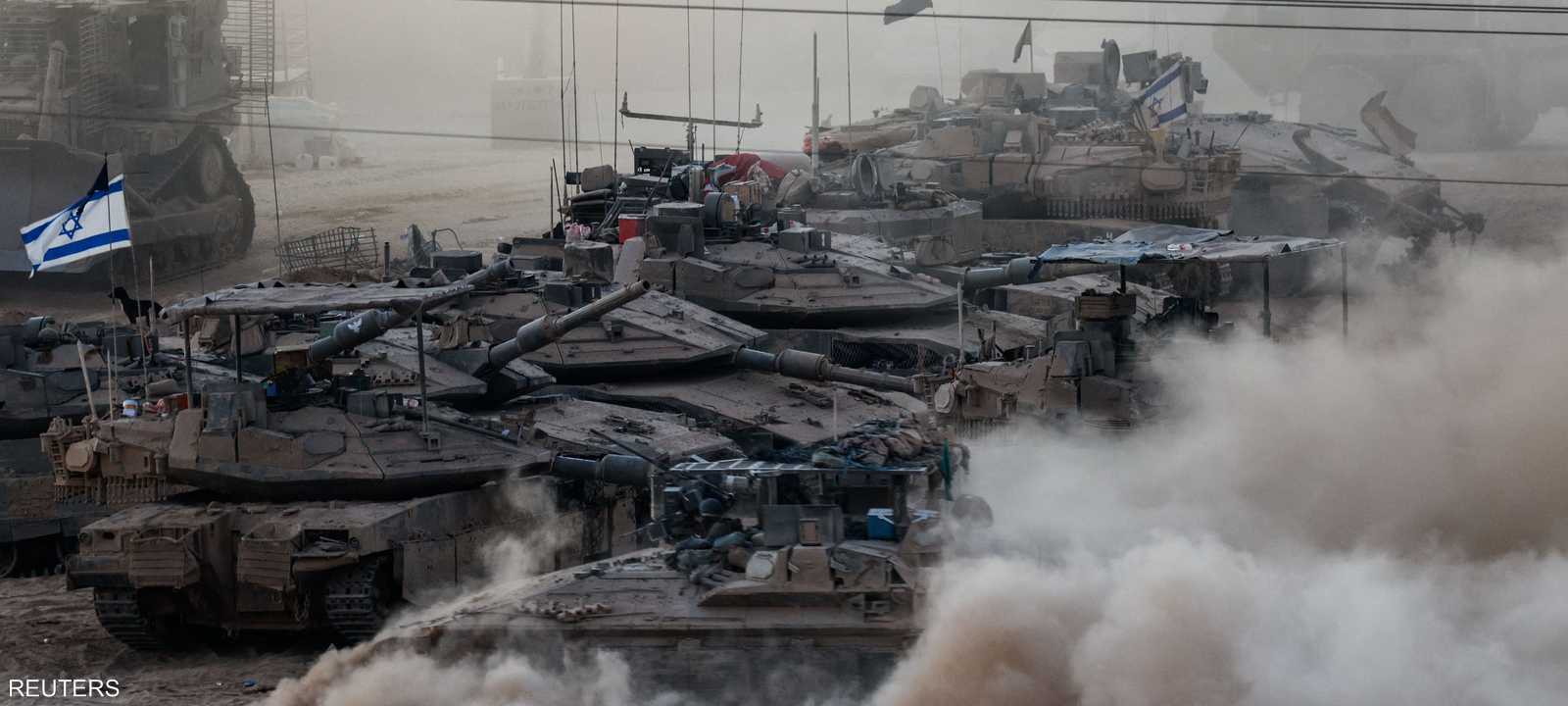 آليات إسرائيلية عسكرية في غزة.. أرشيفية