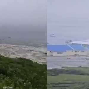 تسونامي بعد زلزال ضرب شبه جزيرة كامتشاتكا