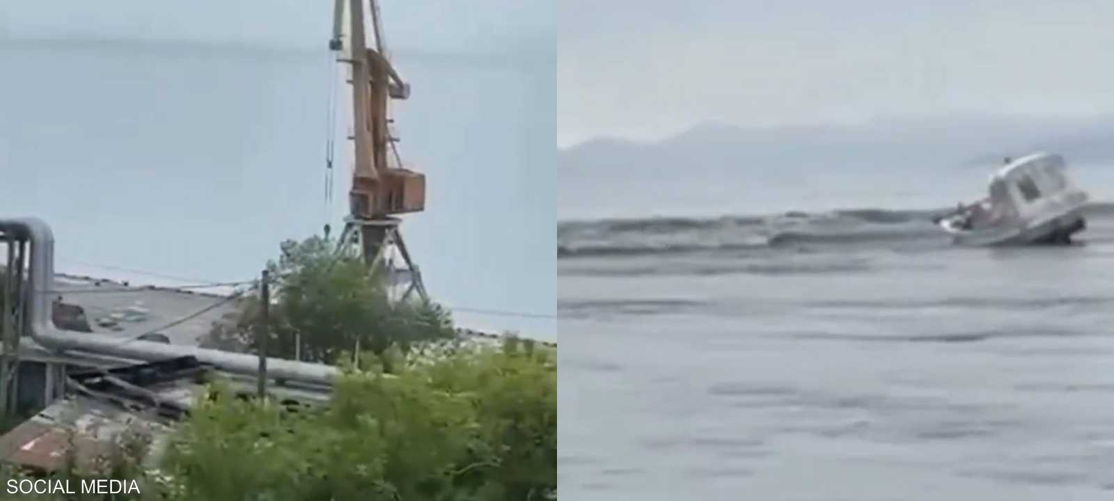 صور متداولة لتشكل تسونامي في كامتشاتكا