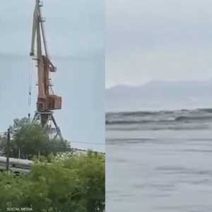 صور متداولة لتشكل تسونامي في كامتشاتكا