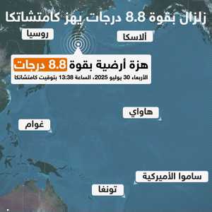 قوة الزلزال وموقعه