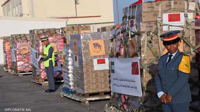 ملك المغرب يأمر بإرسال مساعدات عاجلة إلى غزة