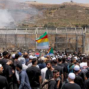 أرشيفية لدروز عند الحدود مع سوريا في الجولان.. أرشيفية